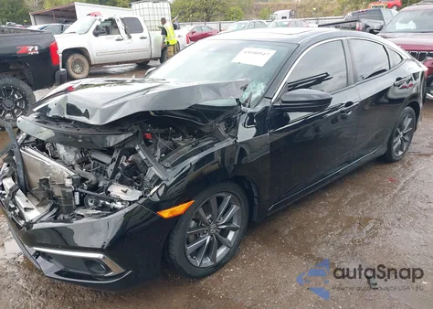 2020 Honda Civic Ex-L из США, поврежденный, VIN 19XFC1F76LE012810